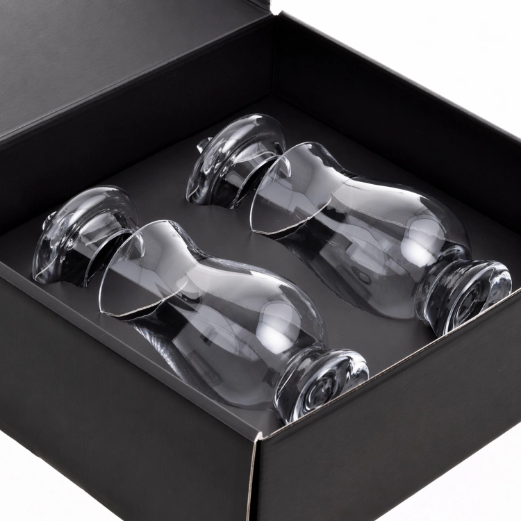 Degustacyjne kieliszki z pokrywką do whisky 200ml 2szt