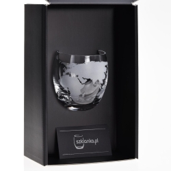 Szklanka do whisky GLOBUS | 300ml | 1szt. | Globe glass w pudełku Szklanka.pl