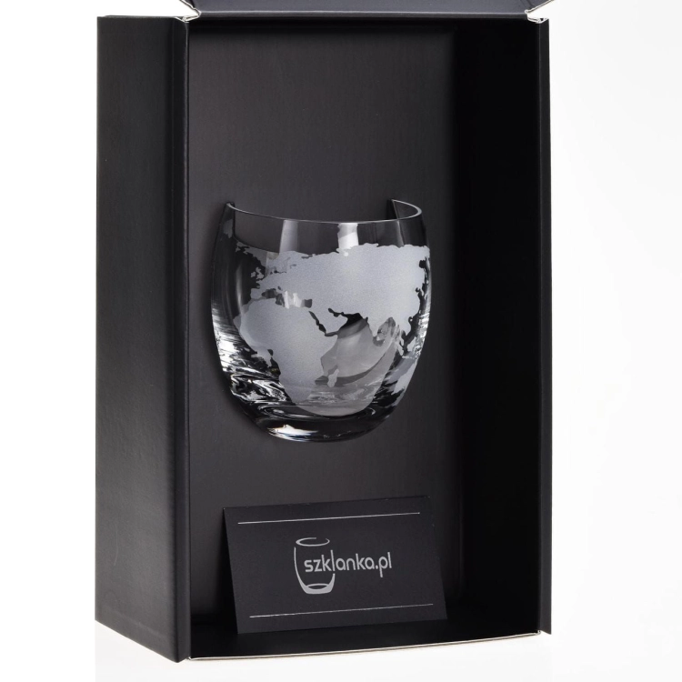 Szklanka do whisky GLOBUS | 300ml | 1szt. | Globe glass w pudełku Szklanka.pl