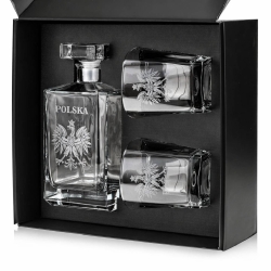 Zestaw do whisky 2+1 - ORZEŁ - Godło Polska (burbon+2xTG)