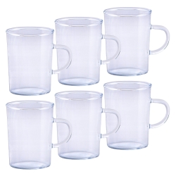 Komplet szklanek żaroodpornych do herbaty kawy Termisil 220ml 6 szt.
