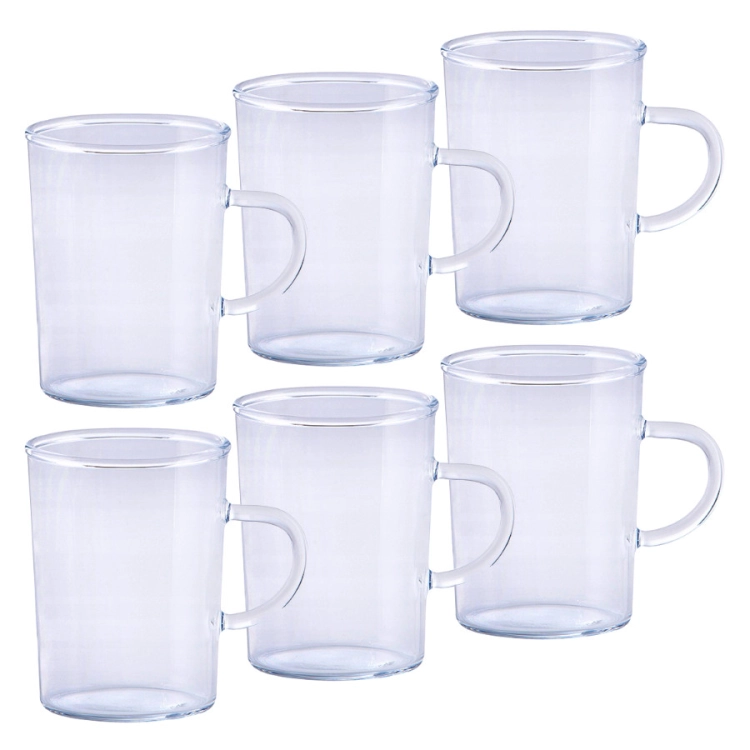 Komplet szklanek żaroodpornych do herbaty kawy Termisil 220ml 6 szt.
