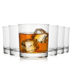 Niskie szklanki do soku wody whisky IMPERIAL 300ml | 6 szt.