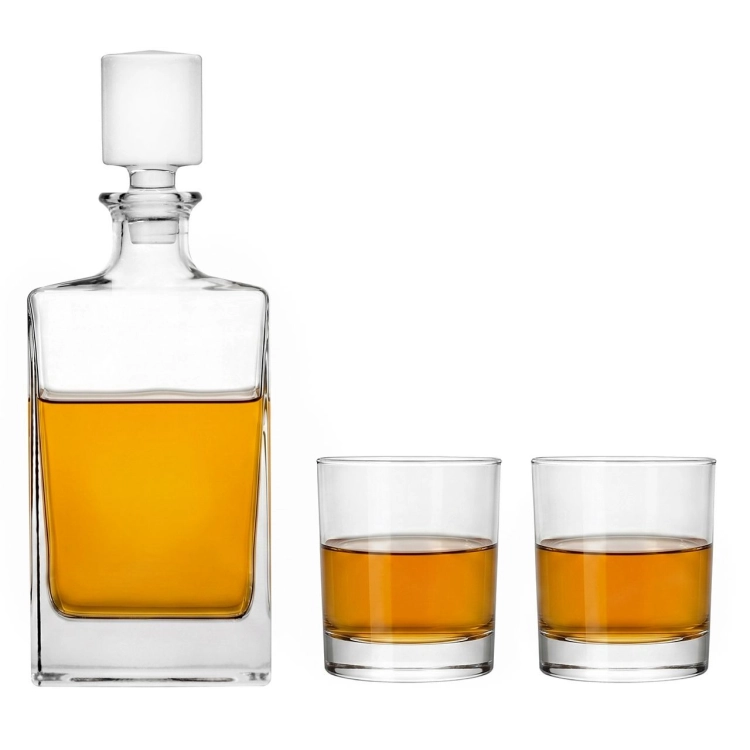 Zestaw do whisky 2+1 NOVA karafka + 2 szklanki