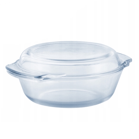 Przejdź do produktu Szklane okrągłe naczynie żaroodporne do zapiekania Termisil 2,4L 