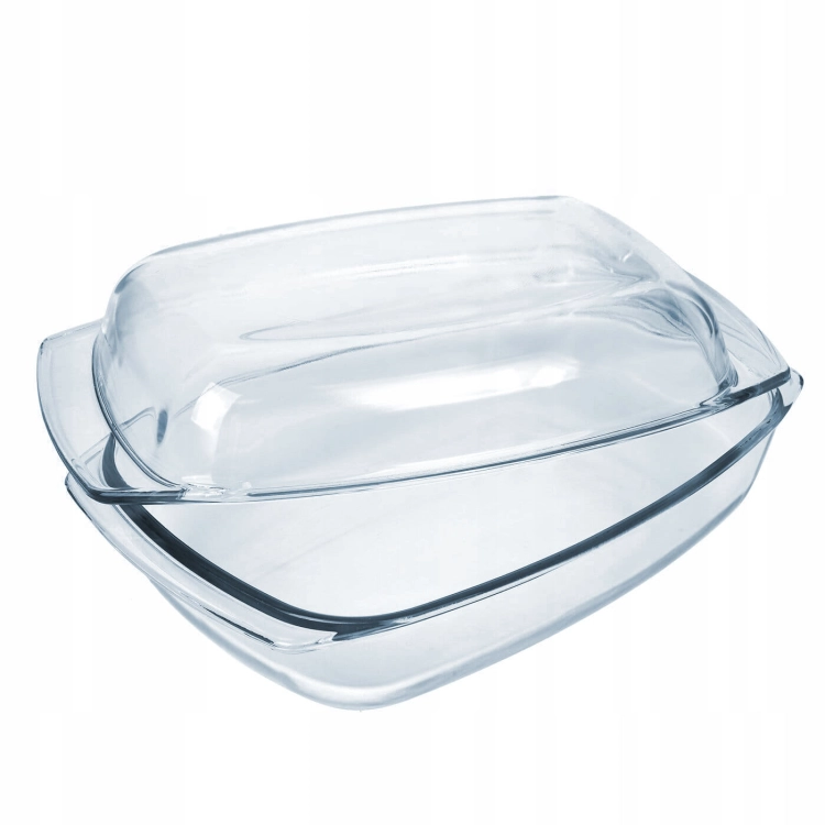 Szklane okrągłe naczynie żaroodporne do zapiekania Termisil 4,1L