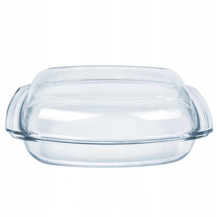 Szklane okrągłe naczynie żaroodporne do zapiekania Termisil 4,1L