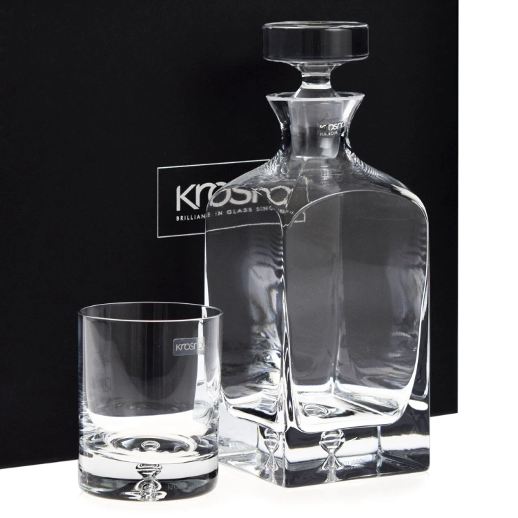 Ekskluzywny zestaw do whisky 6+1 KROSNO Handmade LEGEND