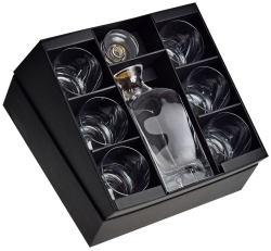 Ekskluzywny zestaw do whisky 6+1 KROSNO Handmade LEGEND