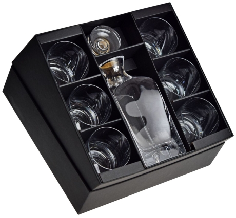 Przejdź do produktu Ekskluzywny zestaw do whisky 6+1 KROSNO Handmade LEGEND