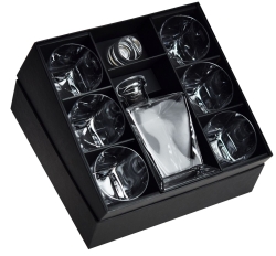 Ekskluzywny zestaw do whisky 6+1 KROSNO Handmade CARO