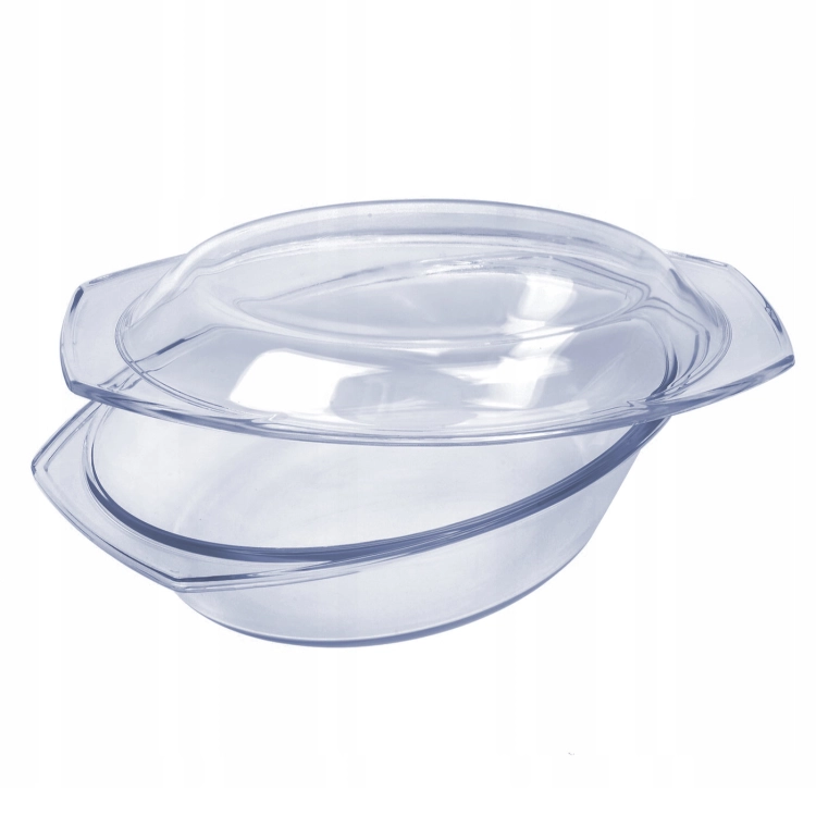 Szklane okrągłe naczynie żaroodporne do zapiekania Termisil 2,9L