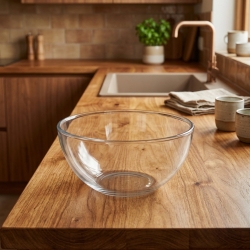 Szklana salaterka na sałatki Termisil 26cm