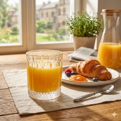 Niskie szklanki do whisky soku wody Altom Design LUCA 330ml 6szt