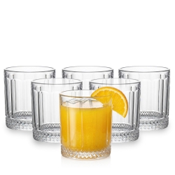 Niskie szklanki do whisky soku wody Altom Design LUCA 330ml 6szt