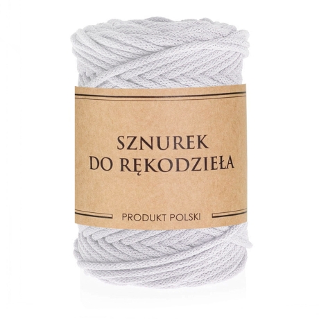 Przejdź do produktu Sznurek do rękodzieła makramy z rdzeniem Biały 3mm 100m