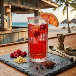 Wysokie szklanki do soku wody drinków Altom Design LUCA 360ml 6szt