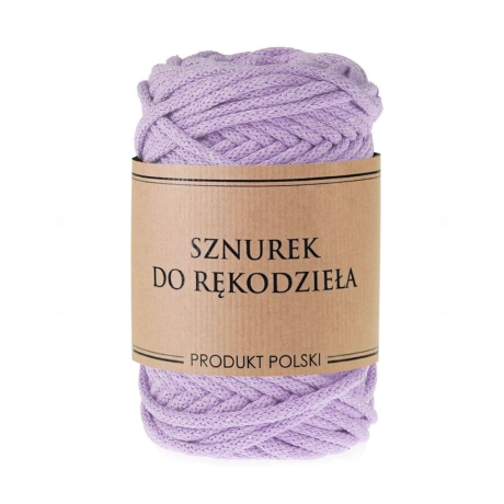 Przejdź do produktu Sznurek do rękodzieła makramy z rdzeniem Lawenda 5mm 50m