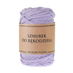 Sznurek do rękodzieła makramy z rdzeniem Lawenda jasna 5mm 50m.jpg