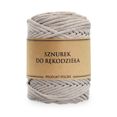 Przejdź do produktu Sznurek do rękodzieła makramy z rdzeniem Lniany 5mm 100m