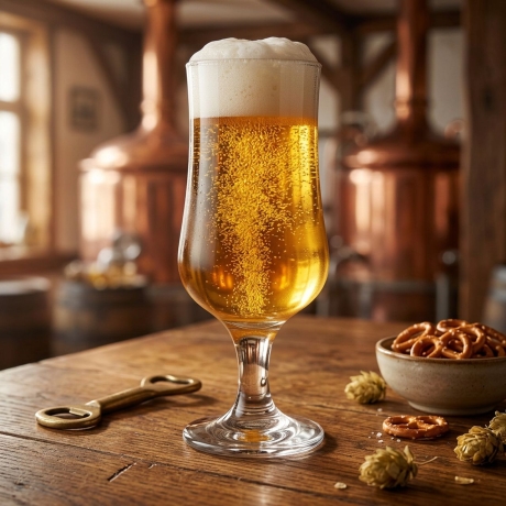 Przejdź do produktu Kieliszki koktajlowe szklanki na nóżce pokale do piwa drinków 340ml | 6 szt.