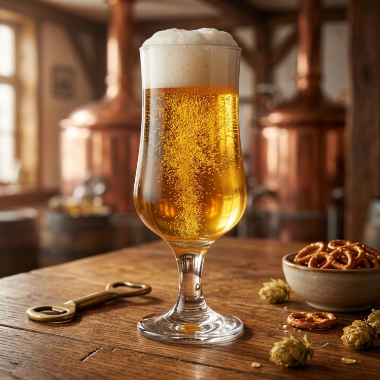 Kieliszki koktajlowe szklanki na nóżce pokale do piwa drinków 340ml | 6 szt.