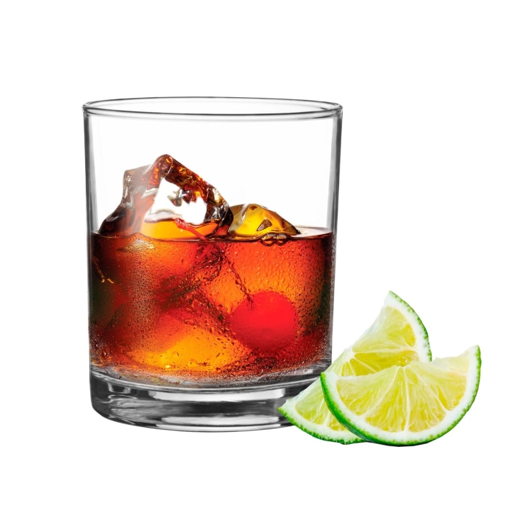 Niskie szklanki soft drink do soku, wody, napojów 230ml | 6 szt.