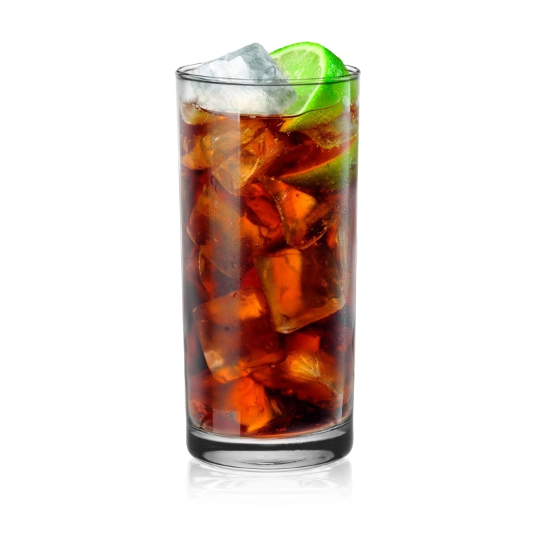 Wysokie szklanki long drink do soku, wody, drinków 280ml | 6 szt.