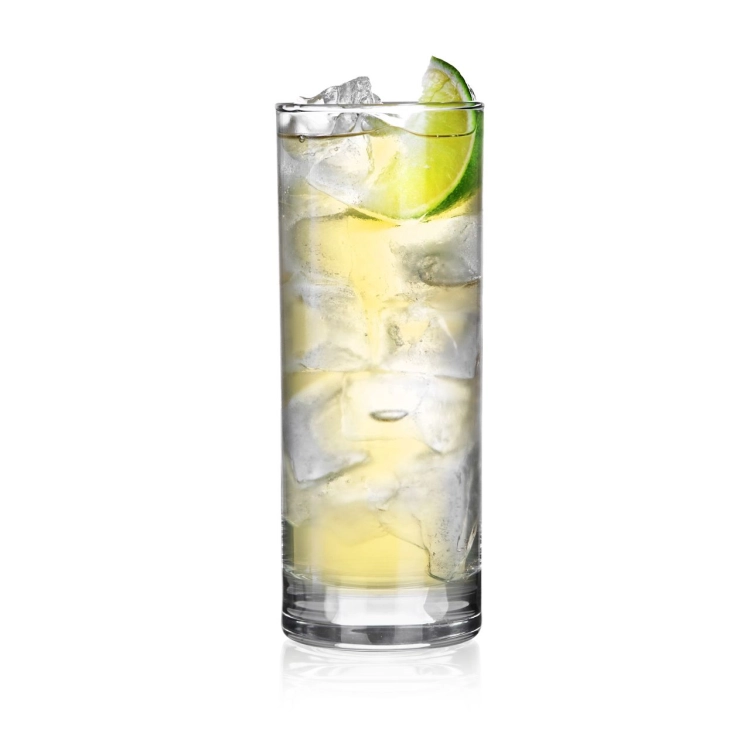 Wysokie szklanki long drink do soku, wody, drinków 340ml | 6 szt.