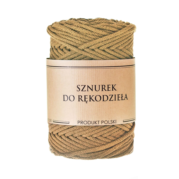 Sznurek do rękodzieła makramy z rdzeniem Orzech 3mm 100m.jpg