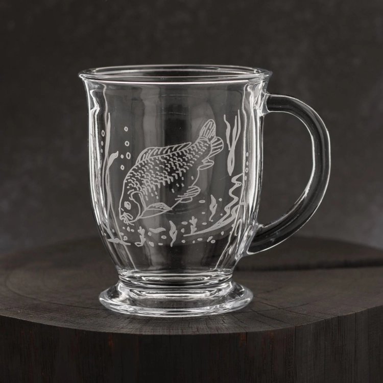 Wędkarskie kubki do kawy, herbaty, wody, soku XXL 400ml | 6szt. (KUBAS)