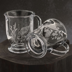 Wędkarskie kubki do kawy, herbaty, wody, soku XXL 400ml | 6szt. (KUBAS)