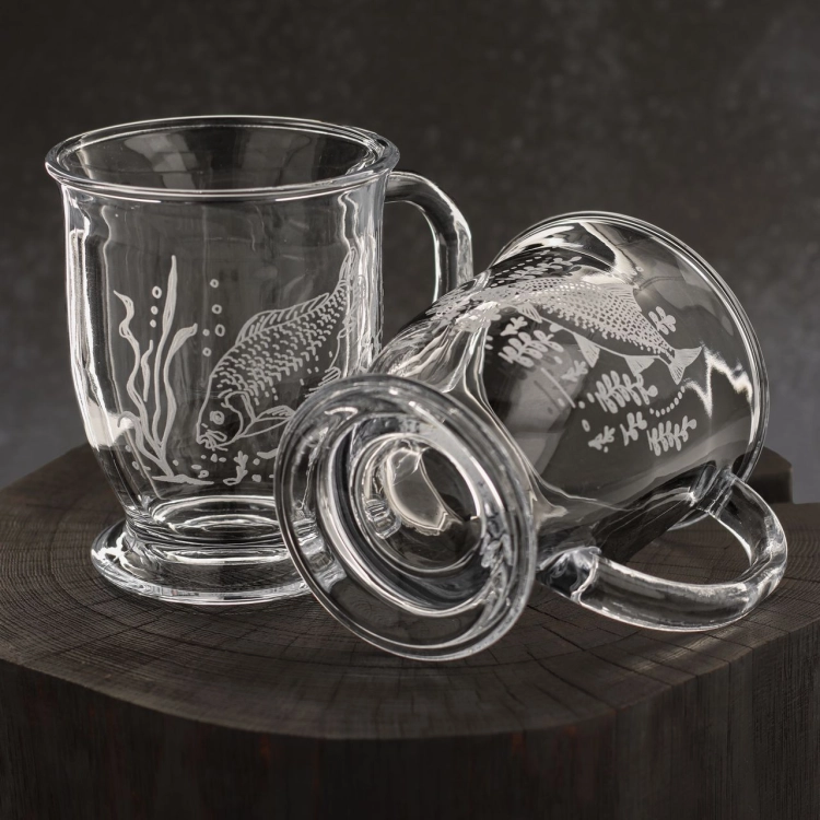 Wędkarskie kubki do kawy, herbaty, wody, soku XXL 400ml | 6szt. (KUBAS)