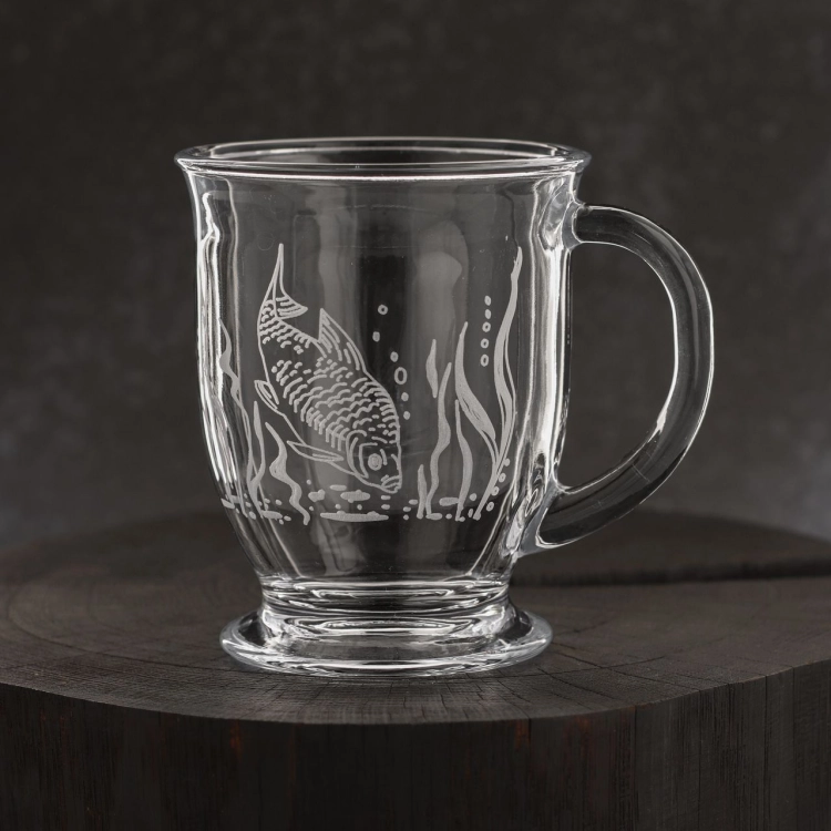 Wędkarskie kubki do kawy, herbaty, wody, soku XXL 400ml | 6szt. (KUBAS)