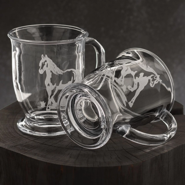 KONIE kubki do kawy, herbaty, wody, soku XXL 400ml | 6szt. (KUBAS)