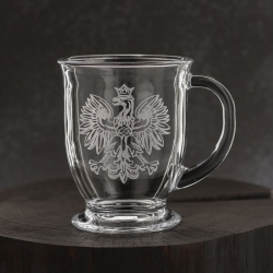 ORZEŁ kubki do kawy, herbaty, wody, soku XXL 400ml | 6szt. (KUBAS)