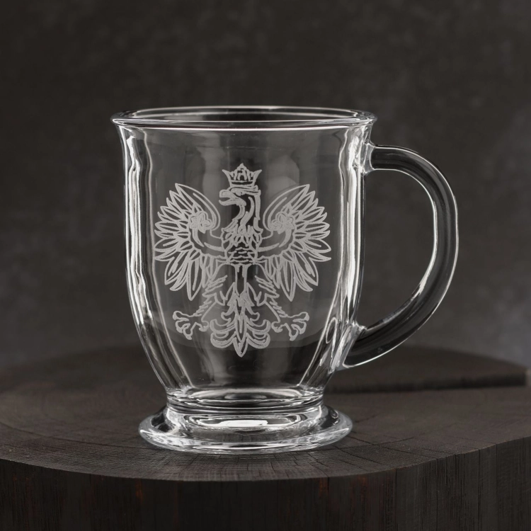 ORZEŁ kubki do kawy, herbaty, wody, soku XXL 400ml | 6szt. (KUBAS)