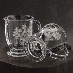 ORZEŁ kubki do kawy, herbaty, wody, soku XXL 400ml | 6szt. (KUBAS)