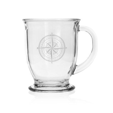 Przejdź do produktu RÓŻA WIATRÓW kubki do kawy, herbaty, wody, soku XXL 400ml | 6szt. (KUBAS)