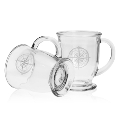 RÓŻA WIATRÓW kubki do kawy, herbaty, wody, soku XXL 400ml | 6szt. (KUBAS)