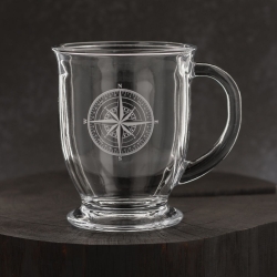 RÓŻA WIATRÓW kubki do kawy, herbaty, wody, soku XXL 400ml | 6szt. (KUBAS)