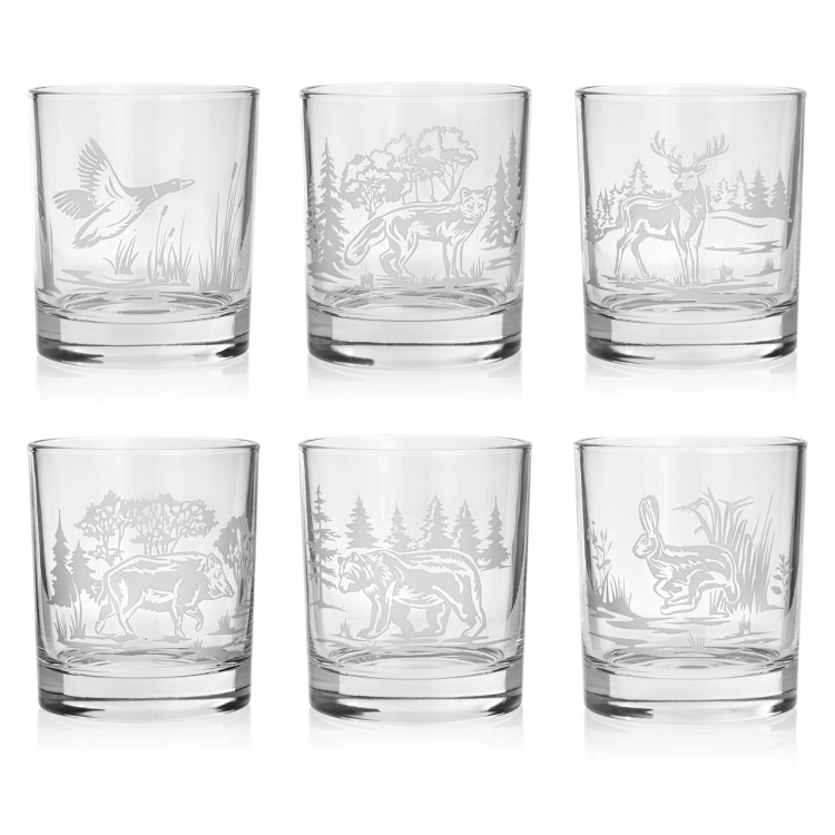 Szklanki do whisky Myśliwskie (NOVA) 350 ml | 6 szt. w pudełku Szklanka.pl