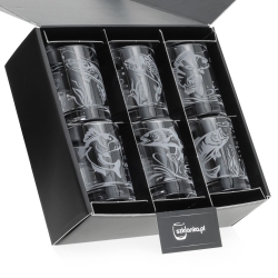 Szklanki do whisky Wędkarskie (NOVA) 350 ml | 6 szt. w pudełku Szklanka.pl