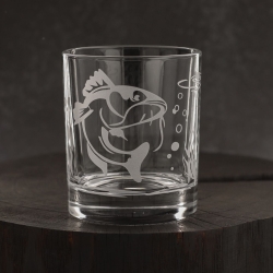 Szklanki do whisky Wędkarskie (NOVA) 350 ml | 6 szt. w pudełku Szklanka.pl