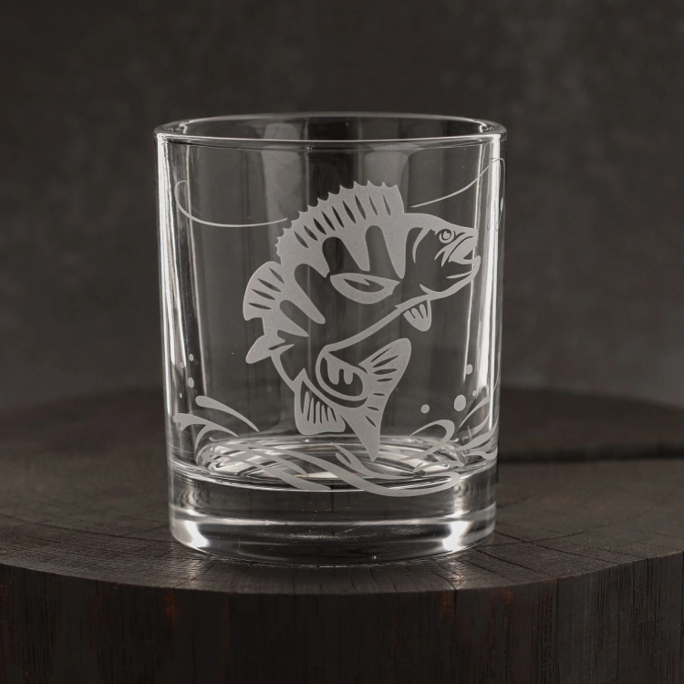 Szklanki do whisky Wędkarskie (NOVA) 350 ml | 6 szt. w pudełku Szklanka.pl