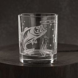 Szklanki do whisky Wędkarskie (NOVA) 350 ml | 6 szt. w pudełku Szklanka.pl