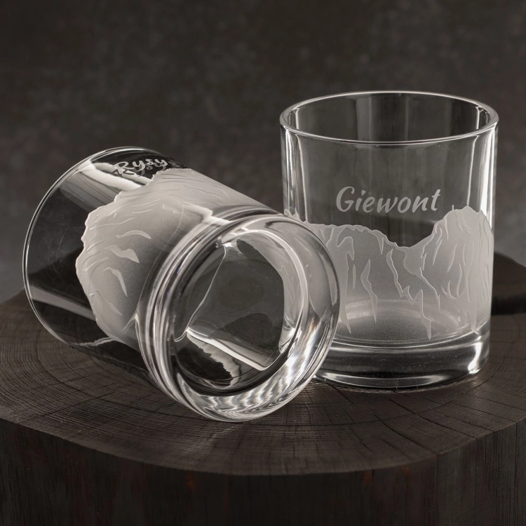 Szklanki do whisky Polskie Góry (NOVA) 350 ml | 6 szt. w pudełku Szklanka.pl