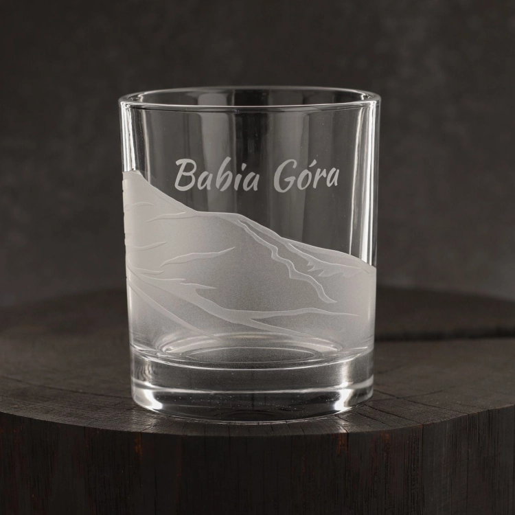Szklanki do whisky Polskie Góry (NOVA) 350 ml | 6 szt. w pudełku Szklanka.pl