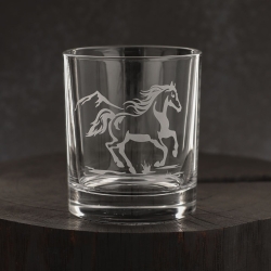 Szklanki do whisky Konie (NOVA) 350 ml | 6 szt. w pudełku Szklanka.pl