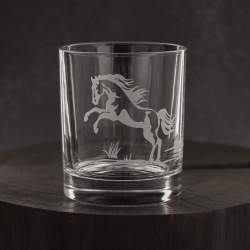 Szklanki do whisky Konie (NOVA) 350 ml | 6 szt. w pudełku Szklanka.pl